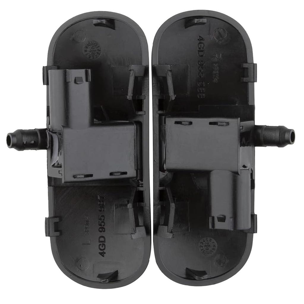 Car Windshield Washer Nozzle with Enhances Sprays Coverage Weather Resistant ABS Construction Replaces 4GD955987 for Car