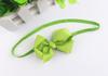 12 Colour Baby Girls Elastic Hair Band Accessories Grosgrain Ribbon Hair Bows and Headbands for Infants Newborns