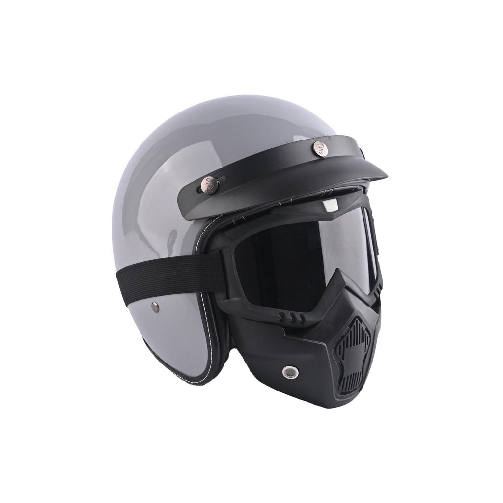 3C Certified Retro 3/4 Safety Helmet for Motorcycles & Electric Scooters – Unisex, All-Season