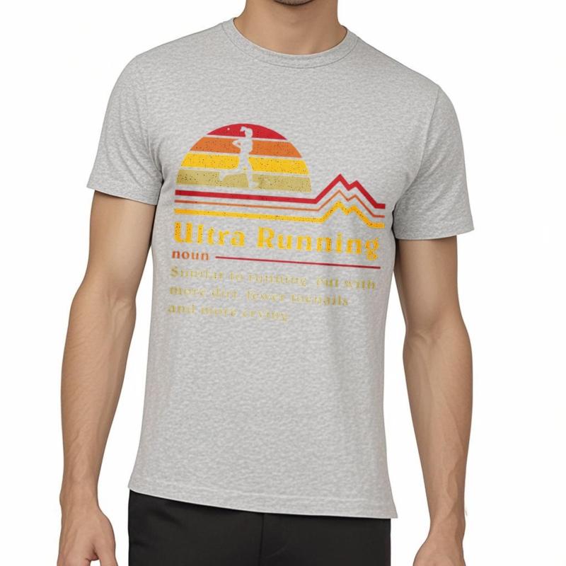 Streetwear Summer Women T Shirt Ultra Running Noun Definition Graphic Short Sleeve Street Wear ONeck Teeshirt