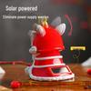 Solar-Powered Lion Dance Ornament: Chinese-Style Wealth-Attracting Car Decoration, Creative New Year Gift