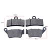 1 Set Motorcycle Front and Rear Brake Pads For Duke 125 200 250 390 4T RC125 RC200 RC250 C390 RC 125 200 250 390 2011-2018