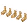 5 Pcs set SMA Male To Female Adapter Right Angle 90 Degree Connector for RF Connection