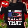 Barbecue Id Smoke That Patriotic Grillmaster Bbq Lovers TShirt
