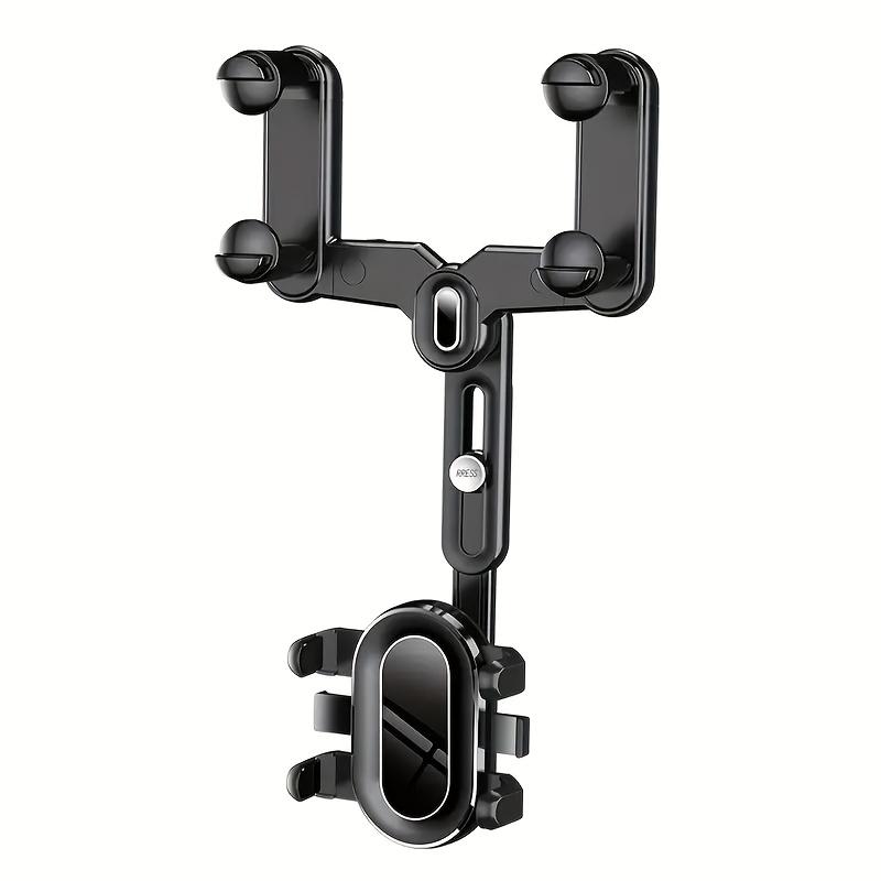 

Rearview Mirror Phone Holder For Car - 360° Rotating And Retractable Mobile Phone Mount For Cars Rear View Mirrors