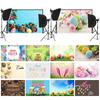 Easter Theme Background Cloth Egg Bunny Backdrop Photography Photographic Party Decor Background Photo Studio