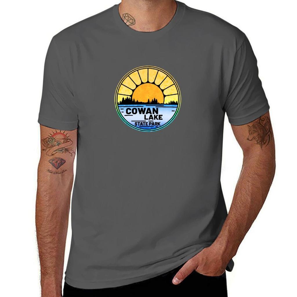 Cowan Lake State Park Ohio OH TShirt t shirts for man slim fit t shirt for man 100 percent cotton TShirt