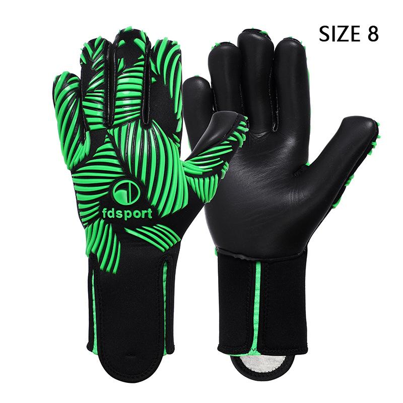 1pc Professional Goalkeeper Gloves Adults  Football Latex Thickened Protection Goalkeeper Soccer Sports Football Goalie Gloves