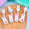 50/10Pcs Easter Crafts Bunny Clothespins for Crafts Photo Clip  Postcard Paper Pegs Home Bedroom Decoration Rabbit Accessories