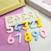 Silicone 0-9 Number Cake Molds Set Reusable Nonstick Fondant Baking Tool For Creative Birthday Decorations And Pastry