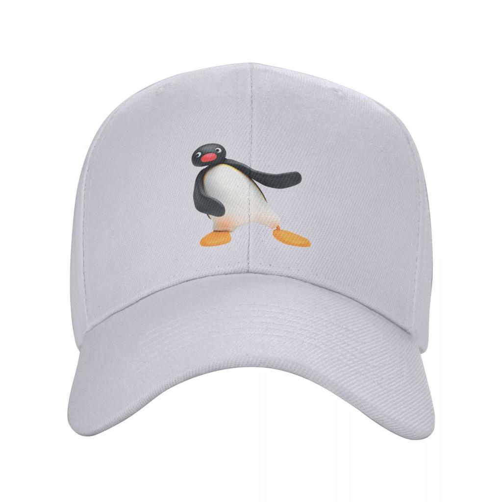 Surprised Pingu Cartoon Baseball Caps Fashion Men Women Hats Outdoor Cap Streetwear Baseball Hat Casquette
