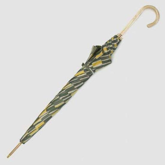 Parapluie Makita Shoten pour la pluie Long Jacquard Nordique Fabriqué en 16248831 Femmes, Parapluie, Parapluie, (Oeda), Kaki, Ouvert à la main, Japon,