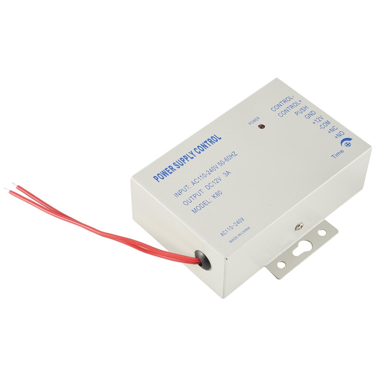 ABUOK80 Door Access System Electric Power Supply Control DC 12V 3A Miniature Power/Electric Lock Power/Access Control System NONE