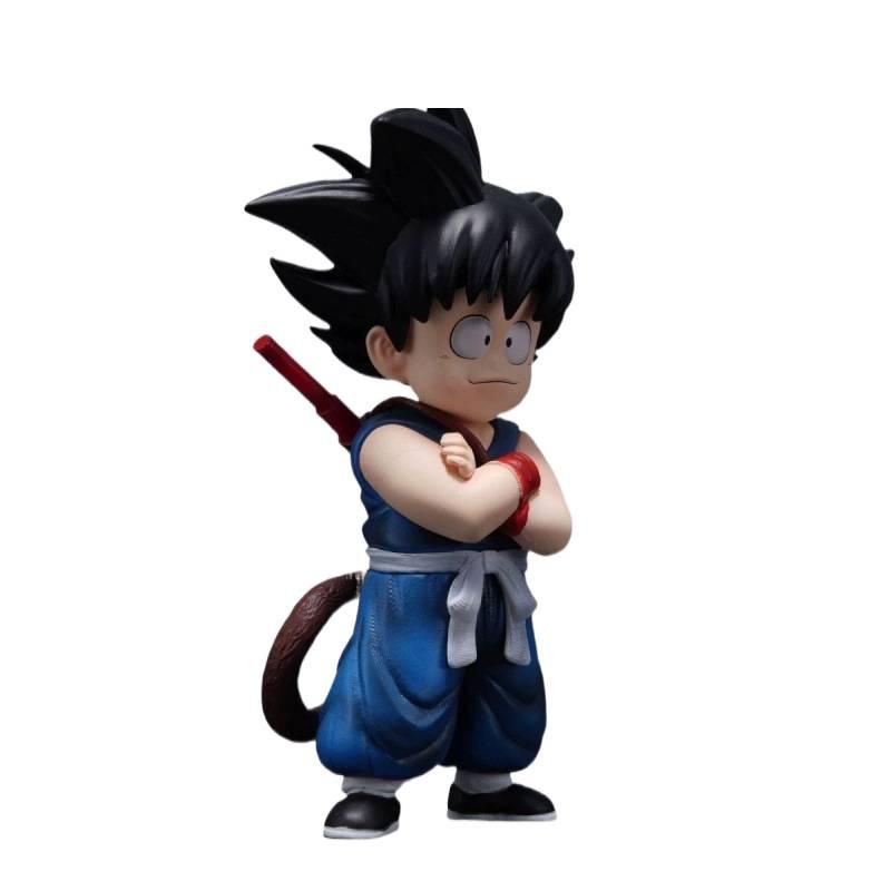 Dragon Ball Figure Civilization Little Wukong GT Little Wukong Holding Stick Wukong Animation Peripheral Tide Play Doll Statue Toy
