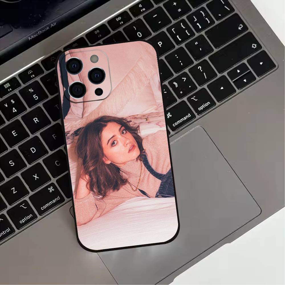 Actress Natalia Dyer  Phone Case For iPhone 17,16,15,14,13,12,11 Plus,Pro Max,XS,Soft Silicone Black Cover