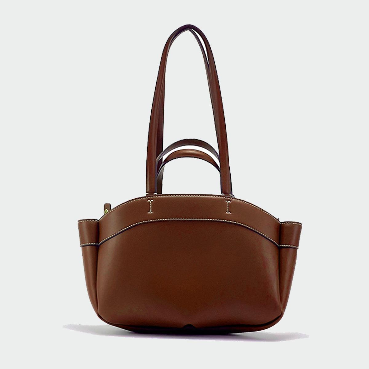 

Spain Autumn Fashion Large Capacity Tote Bag Shoulder Portable Shopping Bag светло-коричневого