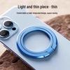 Ultra-Thin Magnetic 360° Rotating Phone Holder with Finger Ring