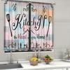 Kitchen Curtains Valance Curtain Tier Cafe Tiers Window Treatment Kitche Set Of 2 Farmhouse Made Polyester With Rod Pocket Washable Ready