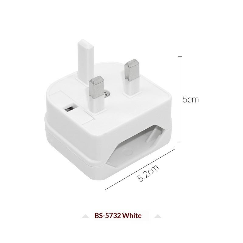 European Euro Eu 2 Pin To Uk 3 Pin Power Socket Travel Plug Adapter Converter Power Adapter Charger Power Socket Outlet