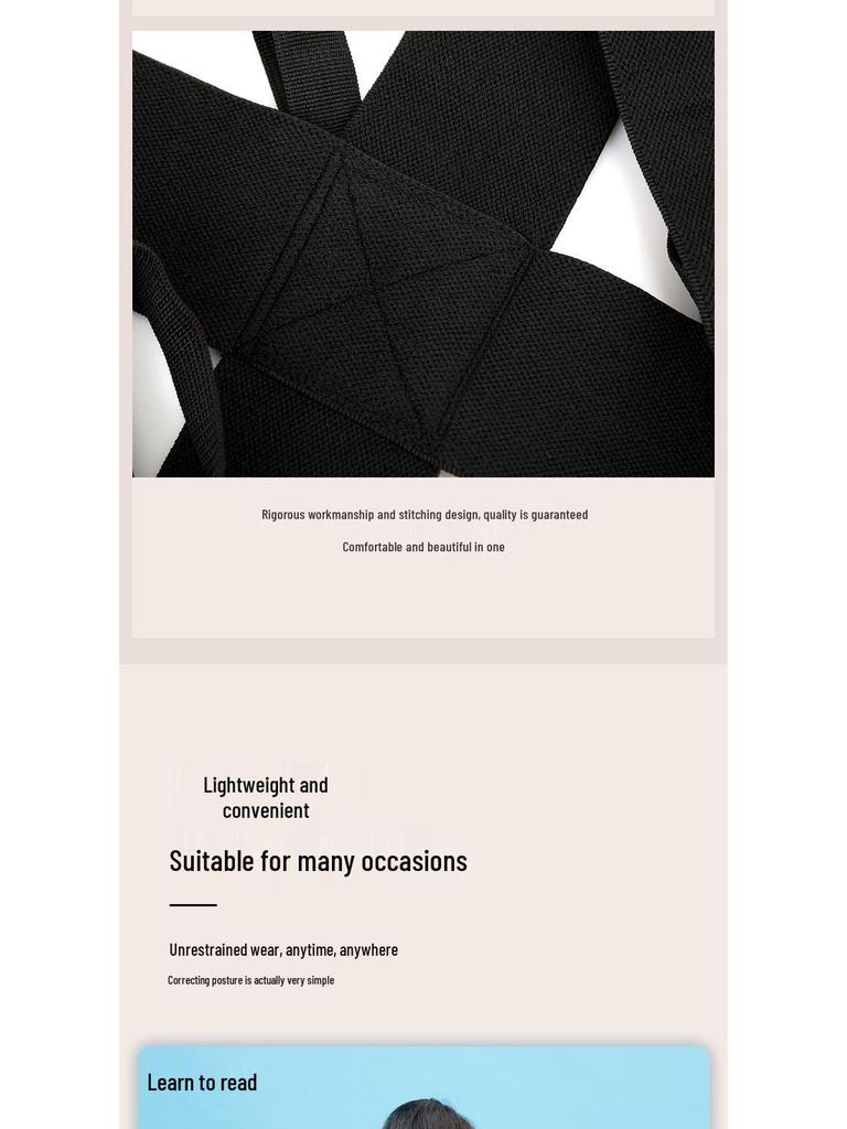 Schulterkorrektur- & Trainingsgurt für Haltung & Bankdrückunterstützung