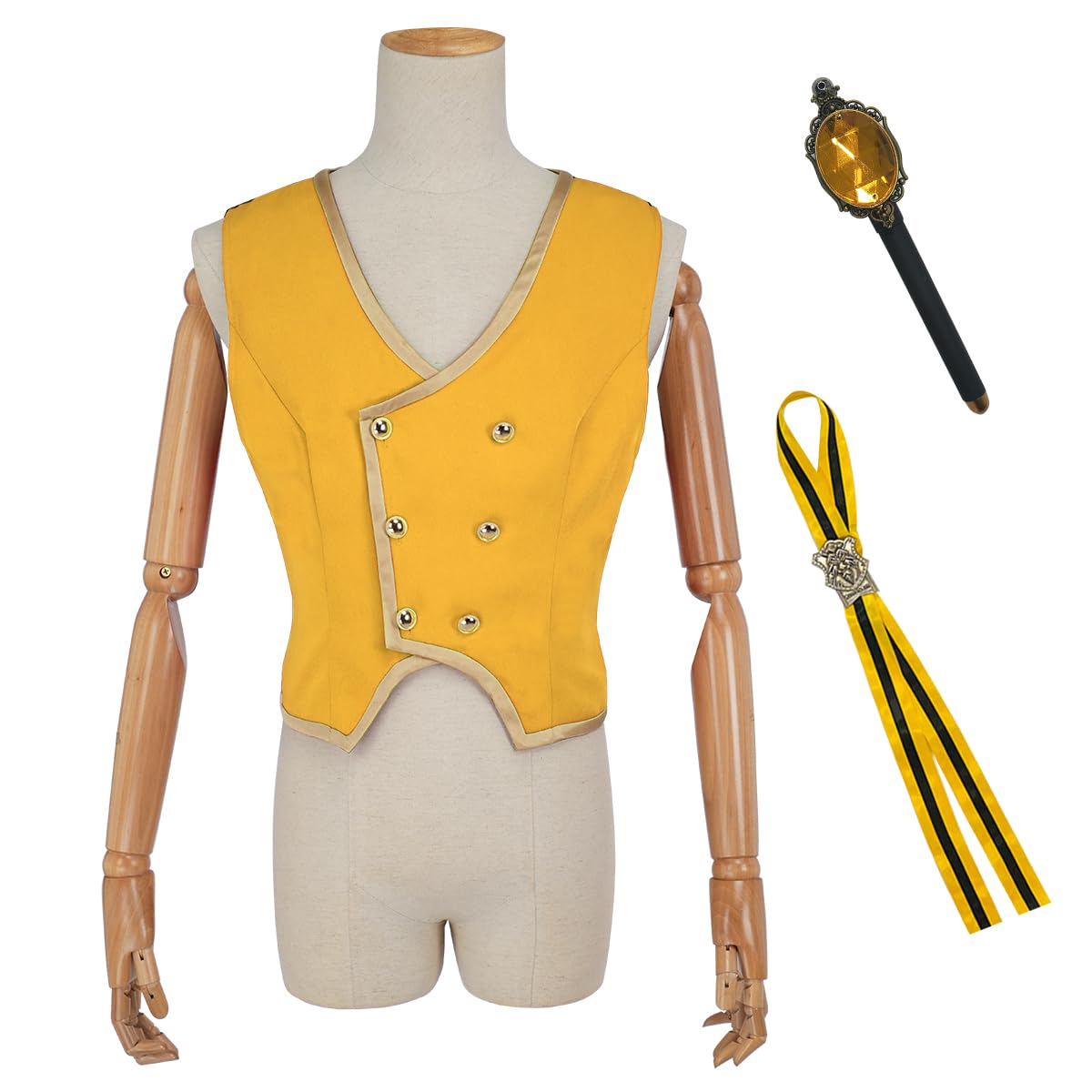 

[HOLOUN] Жилет униформы общежития Саванаклоу из Twisted Wonderland, Костюм для косплея на Рождество/Хэллоуин, Игровой костюм, размер L