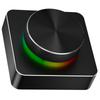 USB +   + 2.4G RGB Volume Control Knob, Three-Mode Multimedia Controller for PC/Gaming