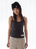 Onseuka Whipping Lace Hairband & Beanie (Black)