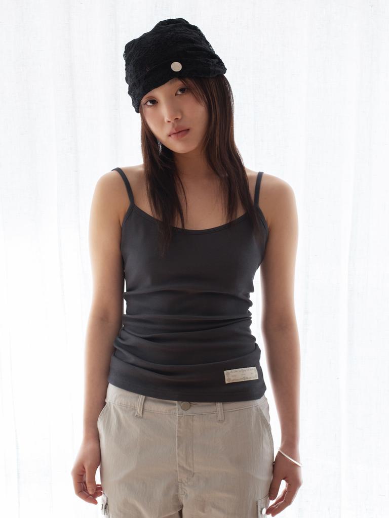 Onseuka Whipping Lace Hairband & Beanie (Black)