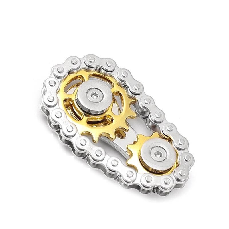 Metal Chain Gear Palm Spinner Fidget Toys Fidget Spinner Office Stress Relief Toys Hand Spinner EDC For Adult Gift
