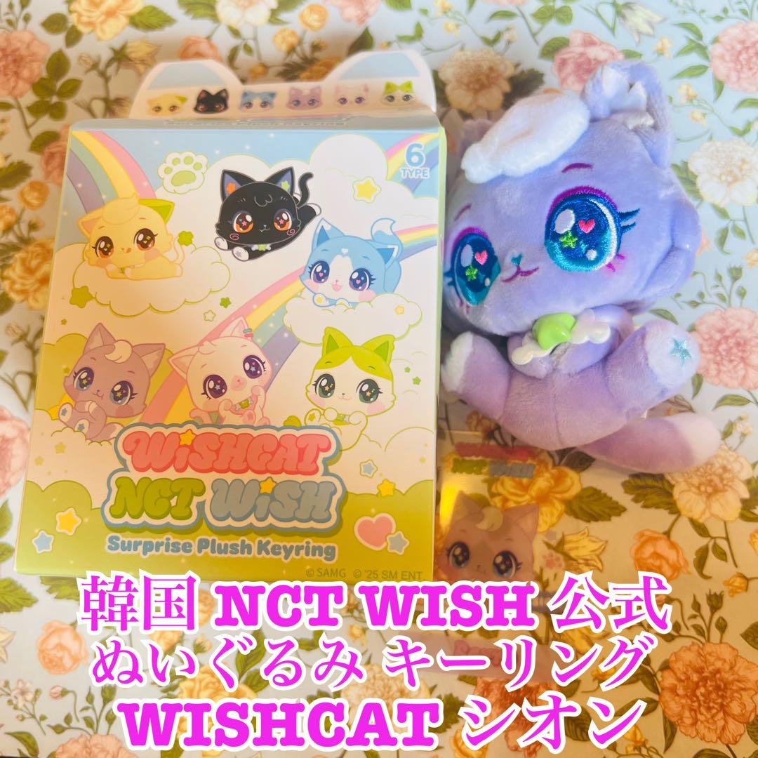 [USED] Official Korean NCTWISH WISHCAT Plush Keyring Shion