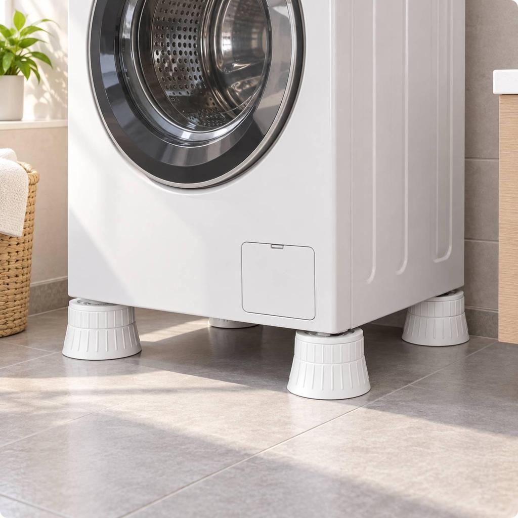 4 Pieces Pads Slim Anti Oscillation for Compact Apartments
