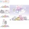 Adorable Yuyou Family Plush Dolls Cute Animal Figurines Soft Comfort Toys For Girls Gifts
