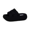 Woven slippers New cool slippers Thick-bottomed open-toe one-word outer wear Summer 2025 Premium Versatile Casual Women