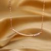 High-end necklace light luxury niche design pendant year female collarbone chain