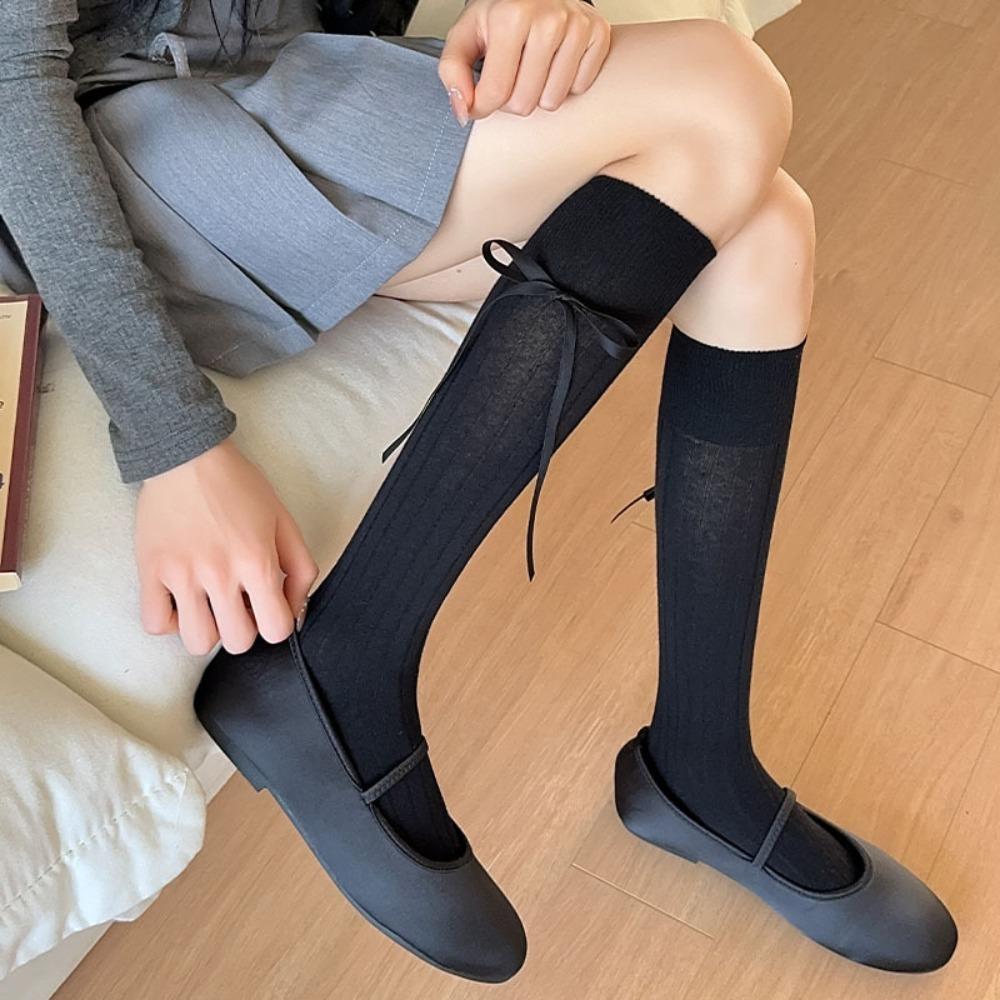 

Personality Bow JK Stockings Sweet Socks Fashion Thin Girl Socks