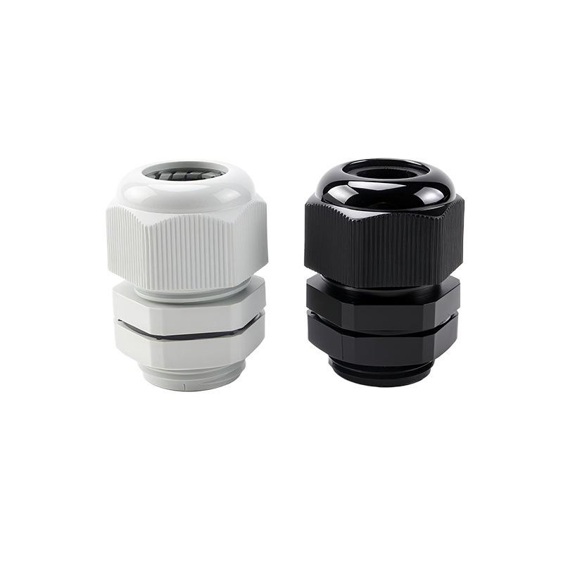 Umweltfreundliche PA-Nylon-Flammhemmende Wasserdichte Kabelverschraubung mit G-Typ NPT-Dichtung