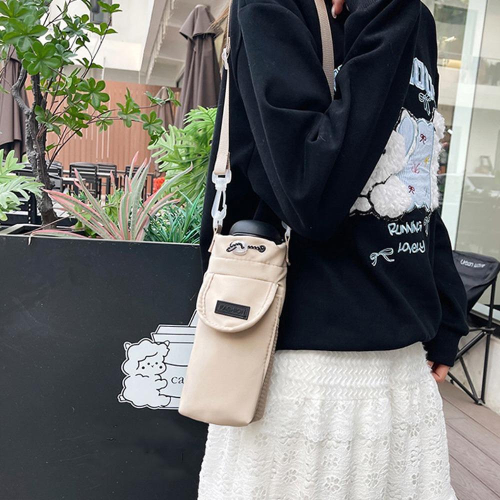 Shoulder Strap Crossbody Water Bottle Purse Waterproof Water Bottle Sling Bag  Hiking