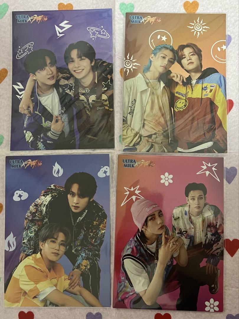 

[Б/У] Открытки straykids Ultra Milk (8 человек)