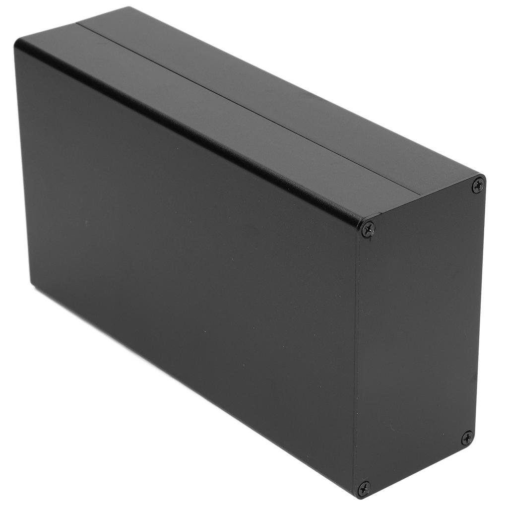 Aluminum Alloy Electric Box Power Amp Project Case Split Enclosure 58x110x200mm Matte Black