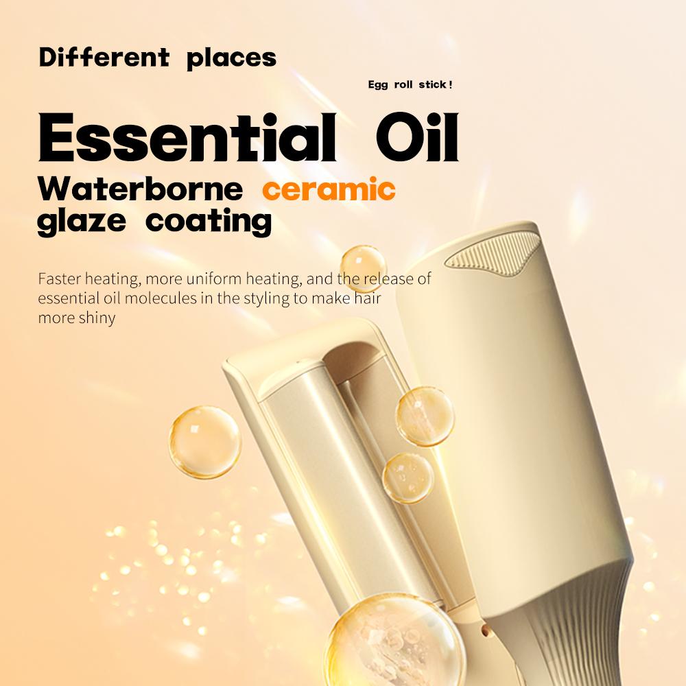 Hair Wavy Curling Iron 32mm Big Wave Deep Wavy Splint Egg Rolls Hair Curler Crimping Iron Styler Wand for All Hair Styling Tools