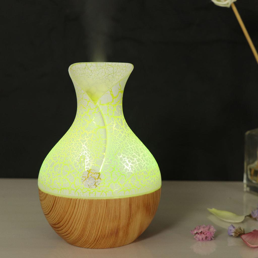 USB Humidifier Oil Aroma Diffuser 130ml Cool Mist Maker 7 Color LED Lights Night Light for Home Office