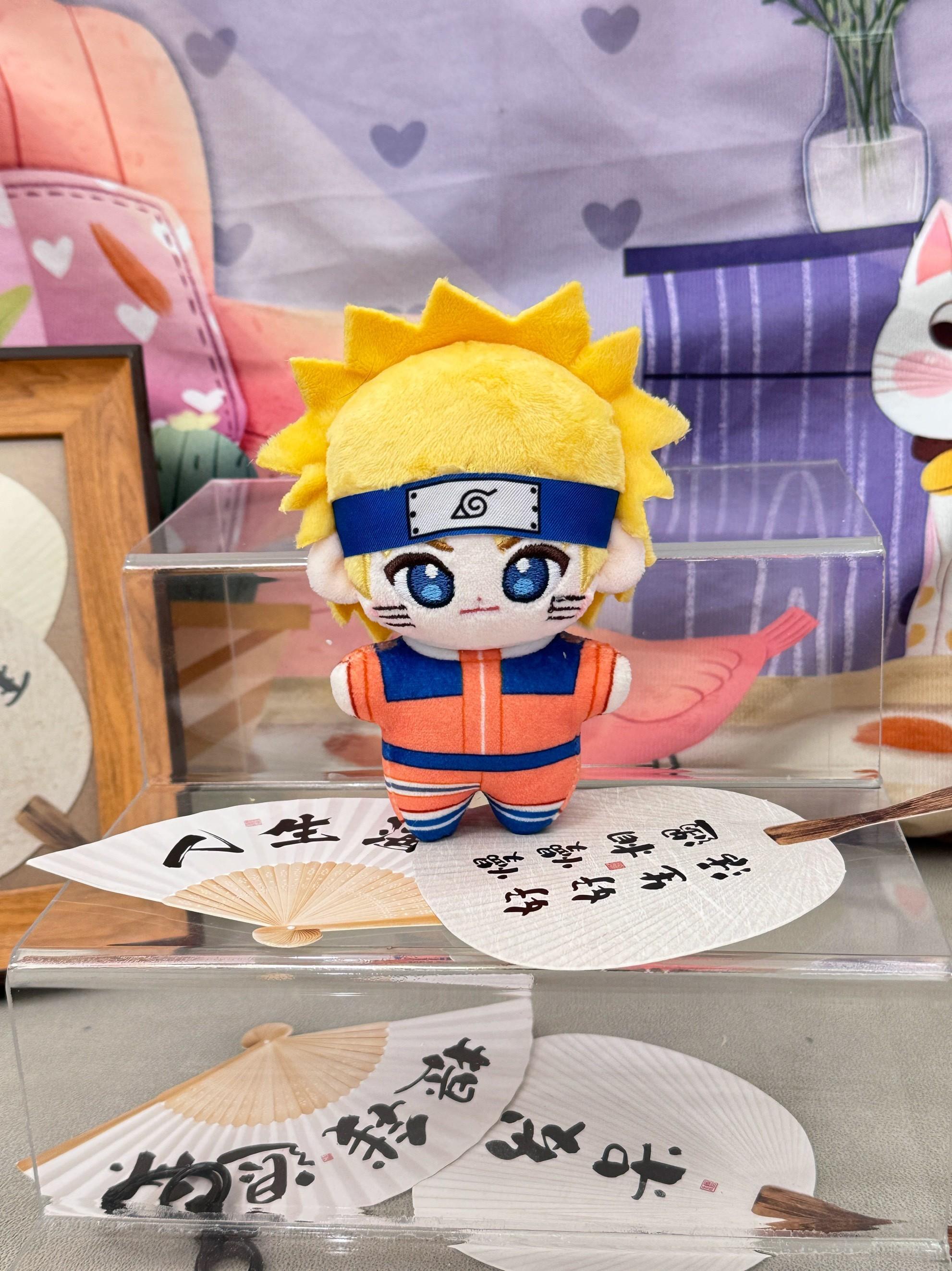 

NARUTO Cartoon Cute Doll Creative Personality Male and Female 10cm Doll Pendant Keychain Anime Peripheral Festival Gift