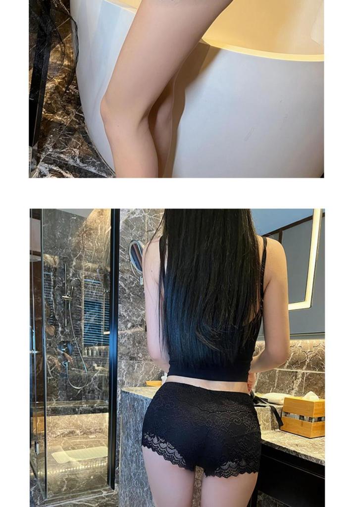 Stylish Women's Lace Safety Shorts: Anti-Exposure, Summer Thin, Wear Outside, High-End Two-in-One Base Layer