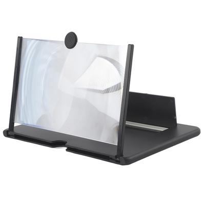 12"" 3D Phone Screen Magnifier HD Screen Amplifier PullOut Bracket for Movies Videos Games(12