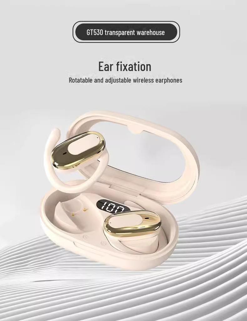 Berlin Sound Wireless Ear-hook Sports Bluetooth Headphones – True Wireless, Ultra-long Battery, High-end Sound Quality, Non-in-ear Design.