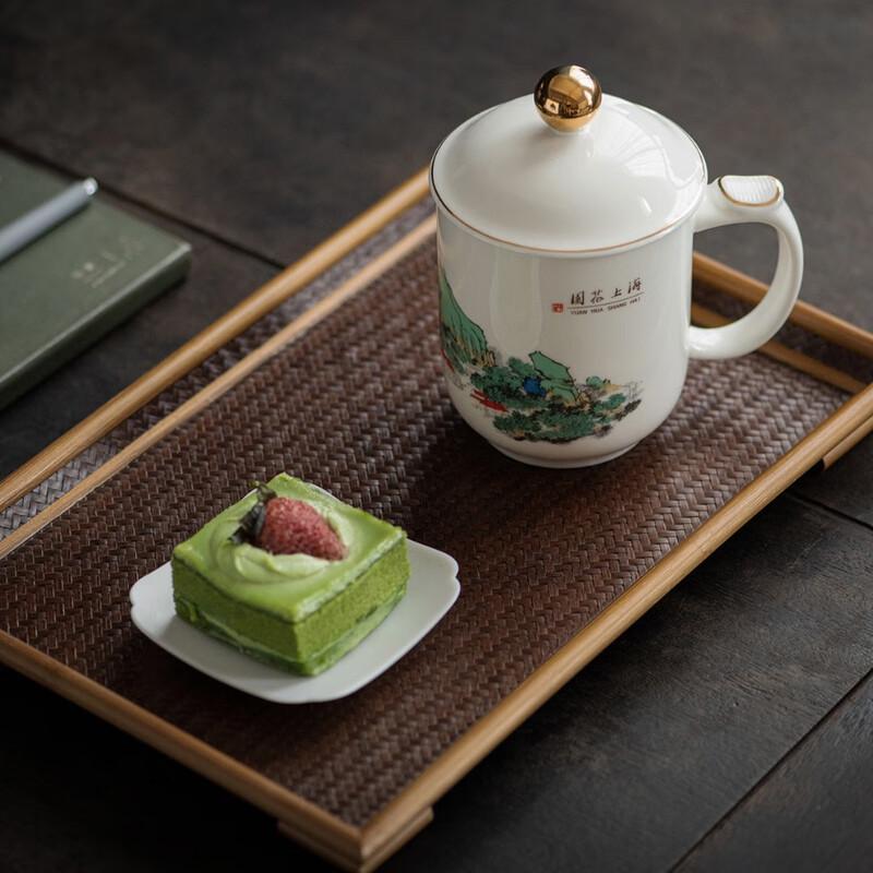 

Xiamen Sea Garden General s Ceramic Tea Cup with Saucer