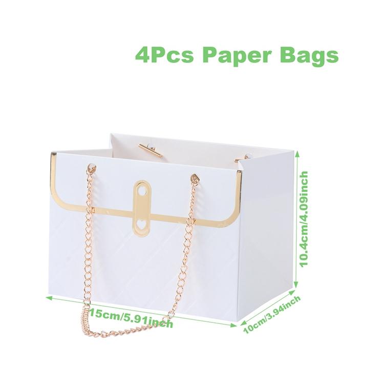 

Портативная ручная сумка в форме цветка розы упаковочная коробка цветочный магазин свадьба день матери день рождения подарочная упаковка бумажная сумка коробка as shown