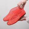 Fashion 2025 Women New Flat Sandals Hollow Breathable Summer Lightweight Shoes for Women Outerwear Baotou Bag and Casual Jelly Sandals