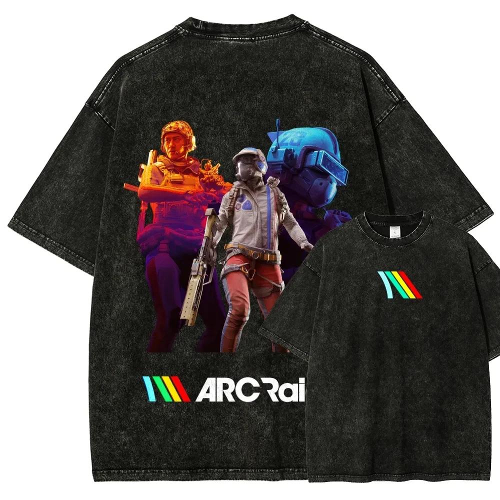 New Science Fiction The Shooting Game ARC Raiders Graphic Print Tshirt Unisex Women Fashion Oneck Cotton Tee Oversized Casual Top