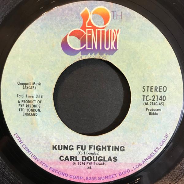 

7-дюймовая пластинка CARL DOUGLAS - Kung Fu Fighting TC2140 20th Century Re 1974 US Соул/Фанк Б/У